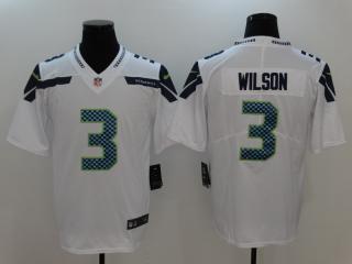 Seattle Seahawks 3 Russell Wilson Football Jersey Legend White