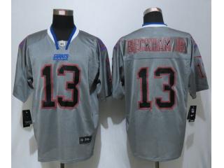 New York Giants 13 Odell Beckham Jr Lights Out Grey Elite Jersey