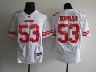 San Francisco 49ers 53 NaVorro Bowman Elite Football Jersey White