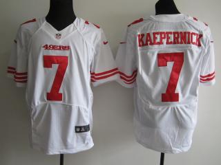 San Francisco 49ers 7 Colin Kaepernick Elite Football Jersey White