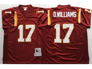 Washington Redskins 17 Doug Williams Football Jersey Red Retro