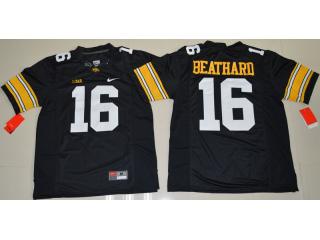 Iowa Hawkeyes 16 C.J Beathard College Football Jersey Black