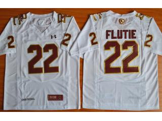 Boston College Eagles 22 Doug Flutie Fenway Event Authentic Performance Jersey White