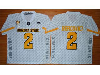 Arizona State Sun Devils 2 Mike Bercovici College Football Jersey White