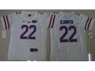 Youth Florida Gators 22 Emmitt Smith College Football Jersey White