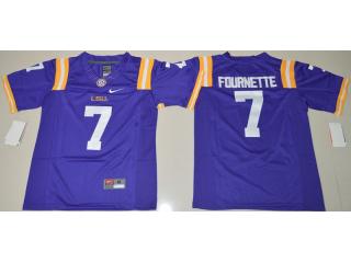 Youth LSU Tigers 7 Leonard Fournette College Football Jersey Purple