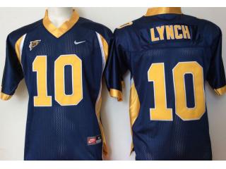 California Golden Bears 10 Marshawn Lynch College Football Jersey Navy Blue