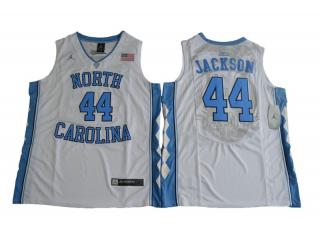 North Carolina Tar Heels 44 Justin Jackson College Basketball Jersey White