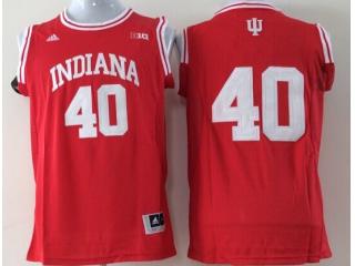 Adidas Indiana Hoosiers 40 Cody Zeller NCAA Basketball Jersey Red