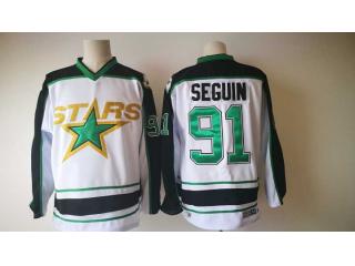 Adidas Dallas Stars 91 Tyler Seguin Ice Hockey Jersey White