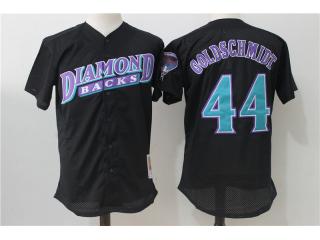 Arizona Diamondbacks 44 Paul Goldschmidt Baseball Jersey Black Retro hole fabric