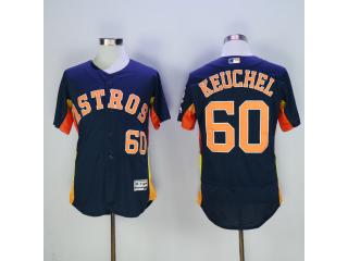 Houston Astros 60 Dallas Keuchell FlexBase Baseball Jersey Navy Blue