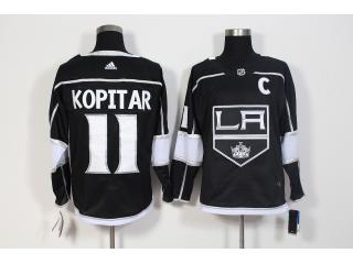 Adidas Los Angeles Kings 11 Anze Kopitar Ice Hockey Jersey Black