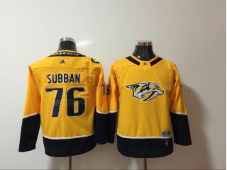 Youth Adidas Nashville Predators 76 P.K Subban Ice Hockey Jersey Yellow