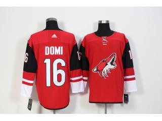 Adidas Arizona Coyotes 16 Max Domi Ice Hockey Jersey Red