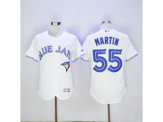 Toronto Blue Jays 55 Russell Martin Flexbase Baseball Jersey White