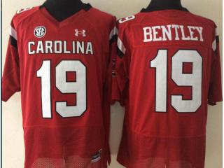 South Carolina Gamecock 19 Jake Bentley College Football Jersey Red