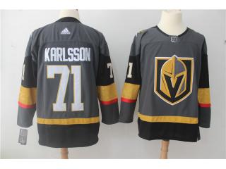 Adidas Vegas Golden Knights 71 William Karlsson Ice Hockey Jersey Navy Blue