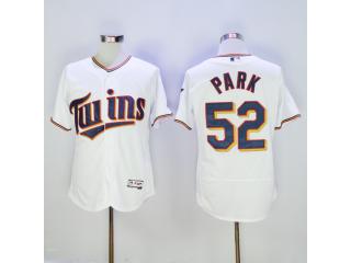 Minnesota Twins 52 ByungHo Park Flexbase Baseball Jersey White