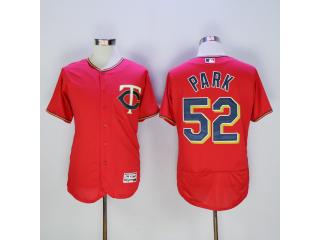 Minnesota Twins 52 ByungHo Park Flexbase Baseball Jersey Red