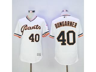 San Francisco Giants 40 Madison Bumgarner Flexbase Baseball Jersey White