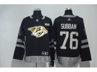 Adidas Nashville Predators 76 P.K Subban Ice Hockey Jersey Black