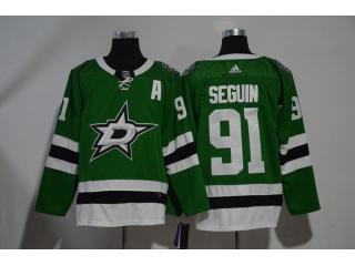 Adidas Dallas Stars 91 Tyler Seguin Hockey Jersey Ice Green