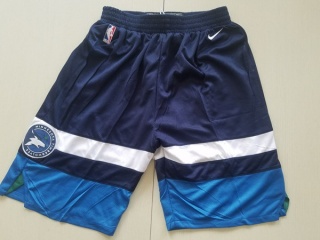 Nike Minnesota Timberwolves Basketball Short Blue