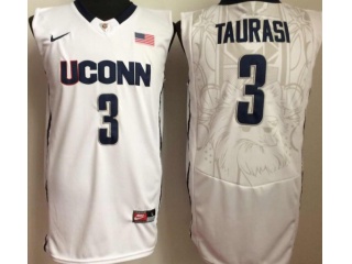 Uconn Huskies 3 Diana Taurasi College Basketball Jersey White