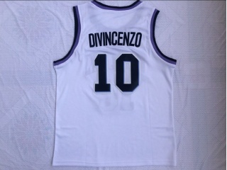 Villanova University 10 Donte DiVincenzo NCAA Basketball Jersey White