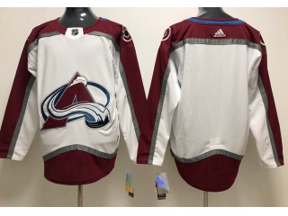 Adidas Colorado Avalanche Blank Hockey Jersey White