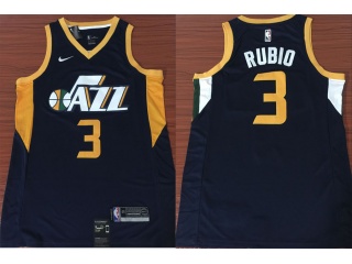 Nike Utah Jazz #3 Ricky Rubio Swingman Jersey Blue