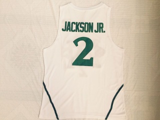 Michigan State Spartans 2 Jackson Jr. Basketball Jersey White