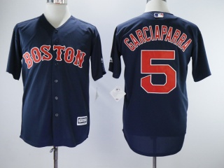 Boston Red Sox #5 Nomar Garciaparra Cool Base Jersey Blue