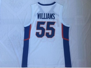 Florida Gator 55 Jason Williams Basketball Jersey White