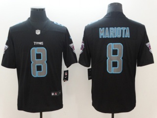 Tennessee Titans #8 Marcus Mariota Impact Vapor Untouchable Limited Jersey Black