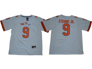 Clemson Tigers #9 Travis Etienne JR.College Football Limited Jersey White