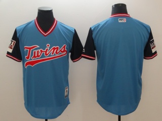 Minnesota Twins Blank 2018 Players Weekend Jersey Blue