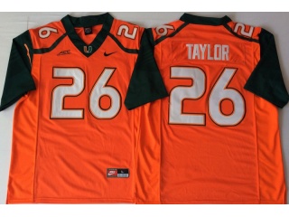 Miami Hurricanes #26 Sean Taylor Jersey Orange