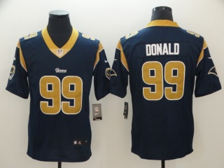 Los Angeles Rams #99 Aaron Donald Vapor Untouchable Limited Jersey Navy Blue