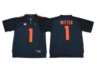 2018 Tennessee Volunteers 1 Jason Witten Coolege Football Jersey Black