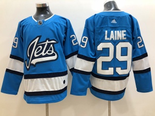 Adidas Winnipeg Jets 29 Patrik Laine Alternate Breakaway Player Jersey Blue