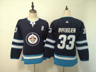 Adidas Winnipeg Jets 33 Dustin Byfuglien Womens Hockey Jersey Navy Blue