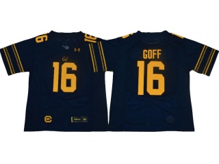 California Golden Bears 16 Jared Goff College Football Jersey 2018 New Navy Blue