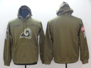 Los Angeles Rams Salute to Service Hoodie Green