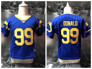 Los Angeles Rams #99 Aaron Donald Toddler Jersey Light Blue