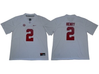 Alabama Crimson Tide #2 Derrick Henry Limited Jersey White