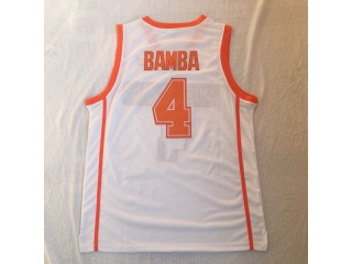 NCAA Texas Longhorns 4 Mohamed Bamba Basketball Jersey White