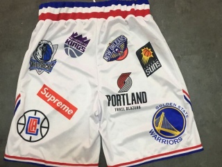 Supreme NBA Logo Basketball Short White