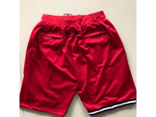 Miami Heat Throwback Basketball Shorts Red